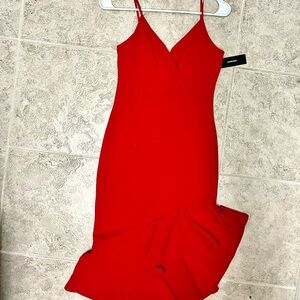 Lulus Red Cocktail Dress
